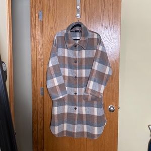 C’est Moi plaid shacket